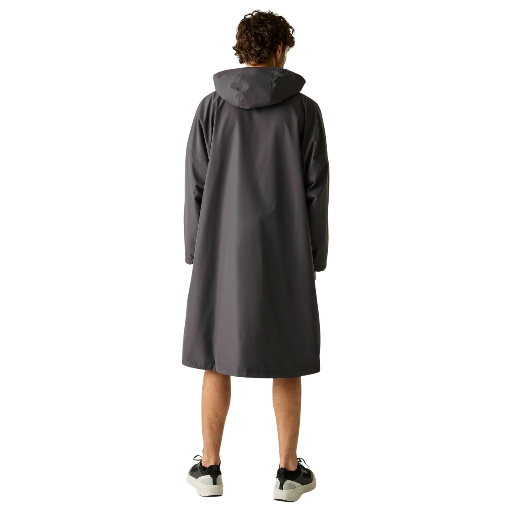 Peignoir À Langer Imperméable Adulte (Gris Ardoise / Noir) 4/5