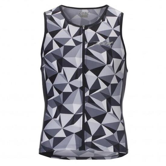 Débardeur triathlon Zoot Performance FZ Tri Homme XS Noir Camouflage