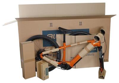 Complete xl bicycle shipping carton kit