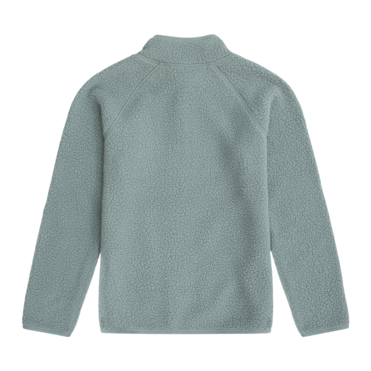 "Borg Raglan" Fleecejacke für , Durchgehender Reißverschluss Kinder Blassblau 2/4