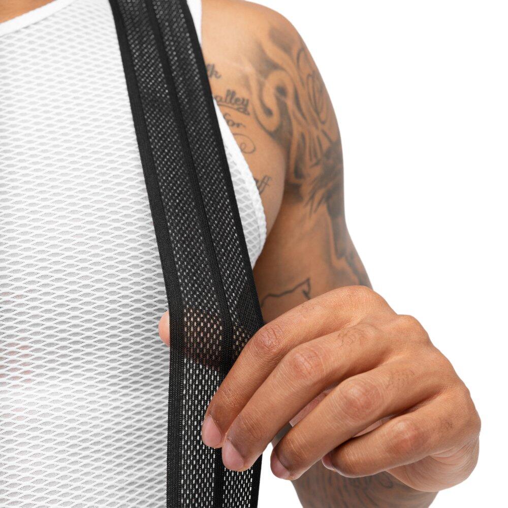Cuissard vélo court en tissu recyclé homme Cyclisme BX Brocken Noir 5/7