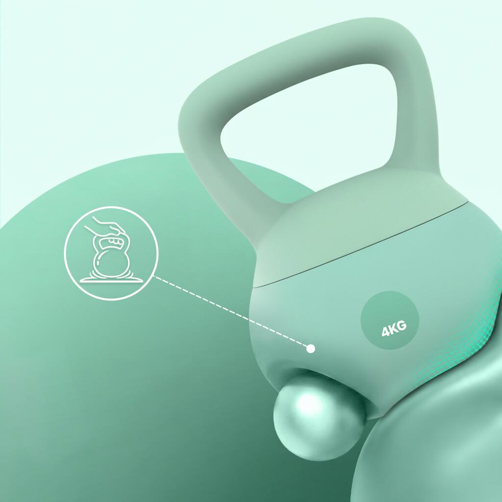 4 kg Soft Kettlebell voor beginners – Ergonomische grip, ideaal voor cardio 2/7