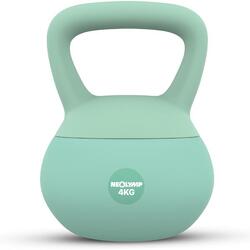 Kettlebell Soft 4 kg pour débutants – Poignée ergonomique, idéale pour le cardio