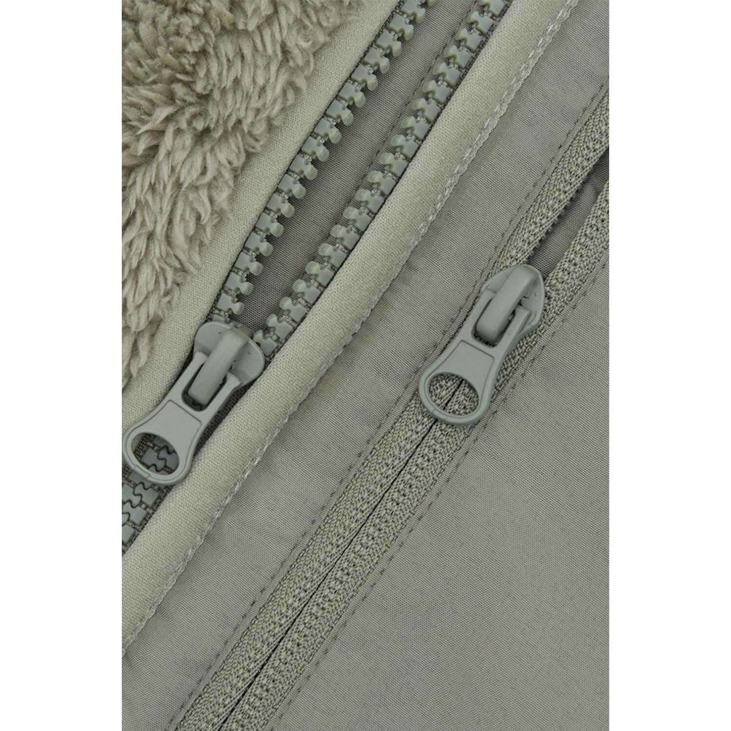 "Double Monkey" Fleecejacke für Damen Salbei 3/4