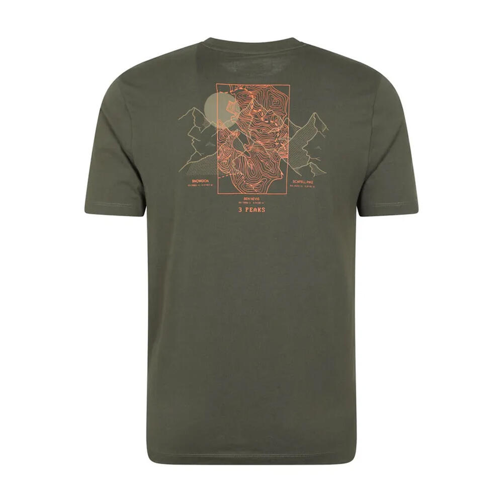 Tshirt PEAKS Homme (Vert) 2/4