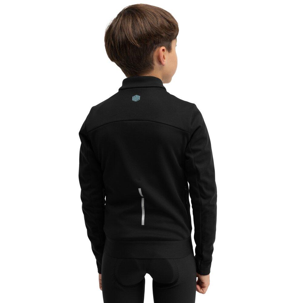 Casaco softshell de inverno para ciclismo rapaz Crianças K-Core Wheelie Black P 3/7