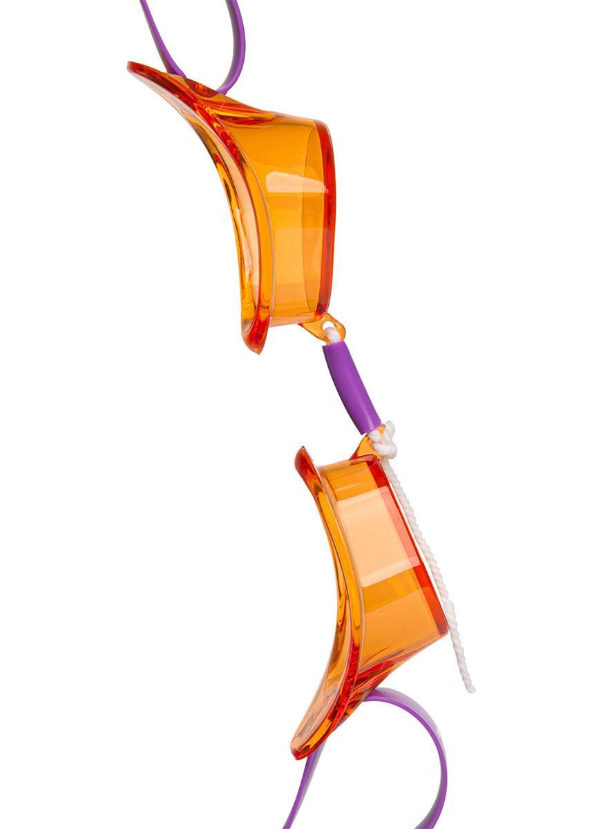 Lunettes de natation Mad Wave Racer, violet/orange 5/5