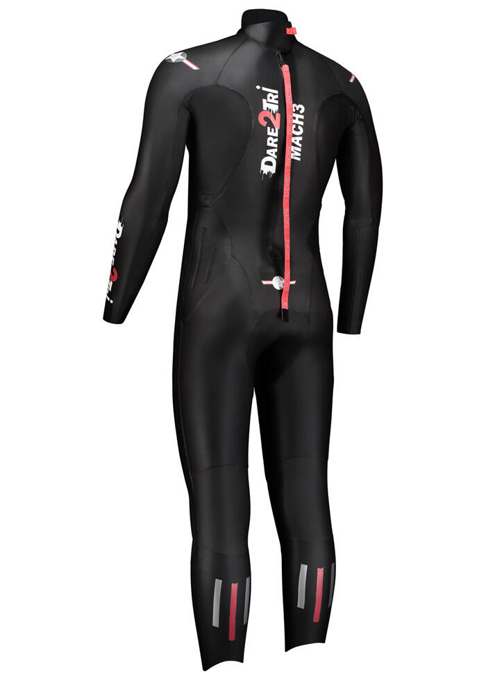 Dare2Tri Combinaison MACH3 S.7 pour homme - Noir / Rouge 2/6
