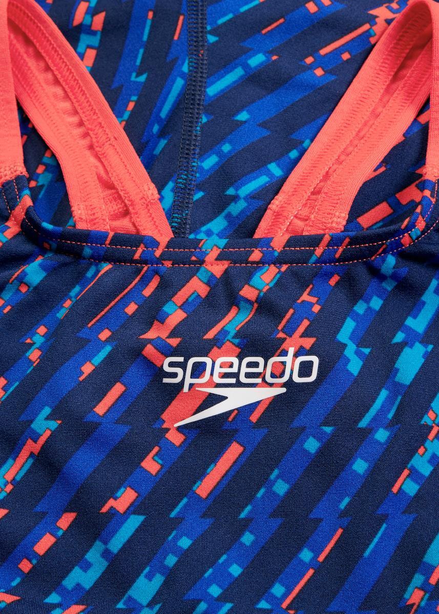 Speedo Fastskin Junior Endurance+ Max Openback Kneeskin Bleu/Rouge 5-6 ans 5/5