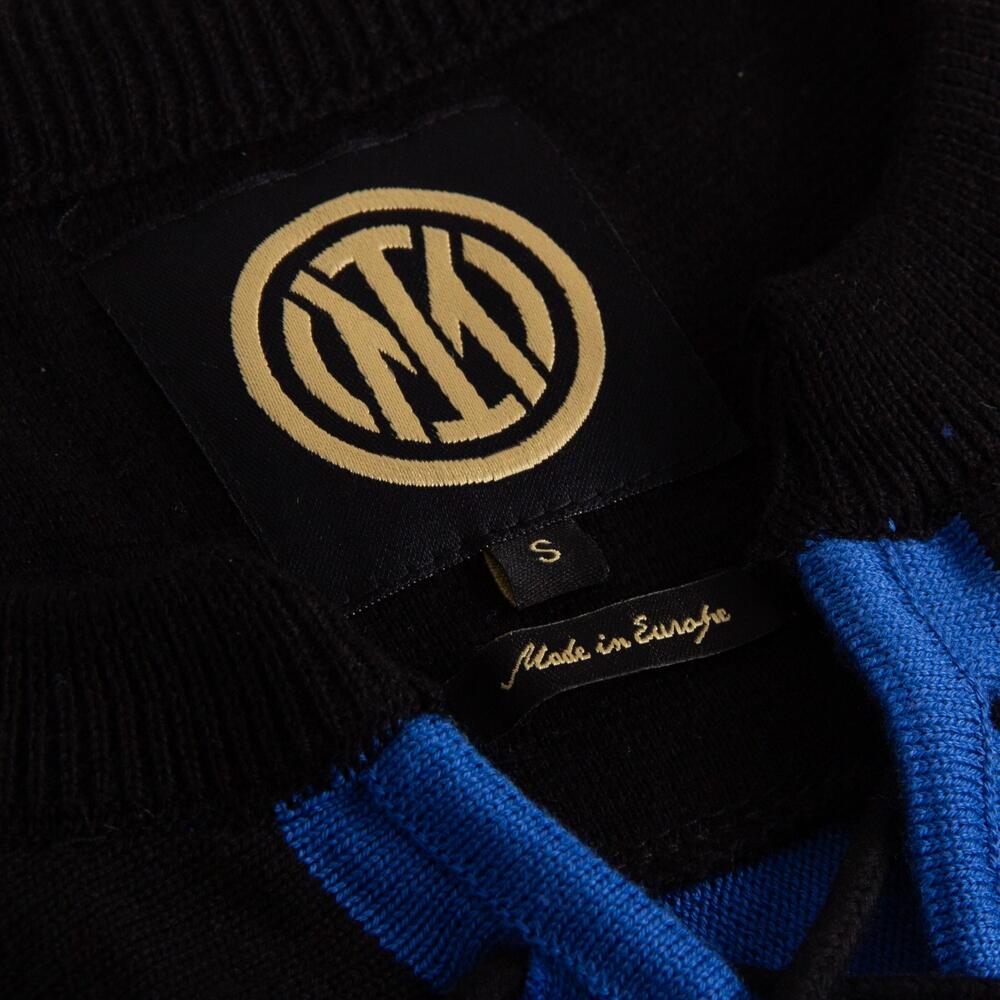 Retro Voetbalshirt - Heren - FC Internazionale 1958/59 - Blauw - Zwart 5/7