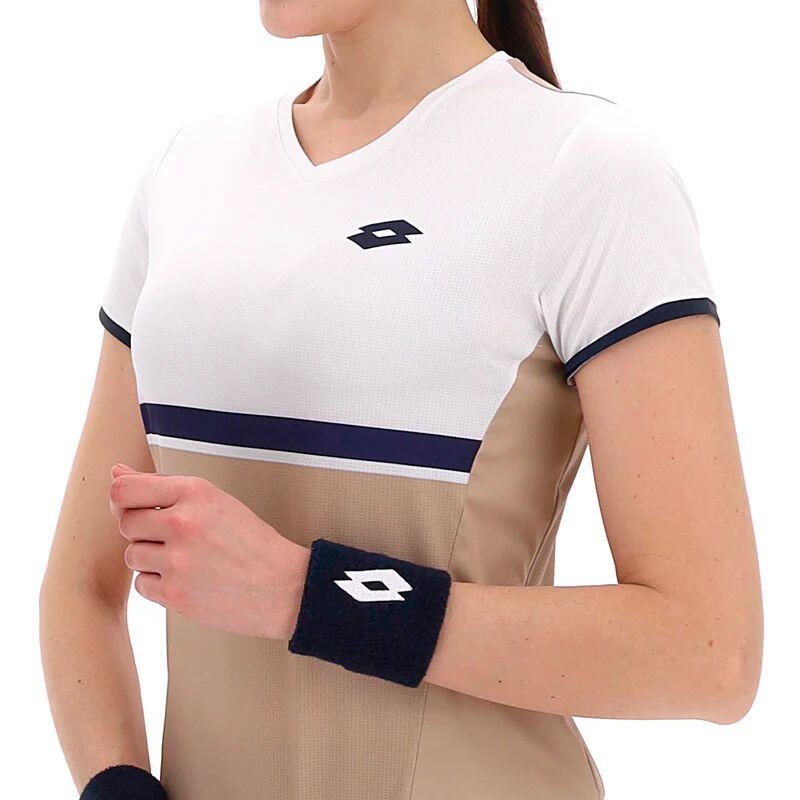 Koszulka tenisowa damska Lotto Tech V-D1 tee 2/3