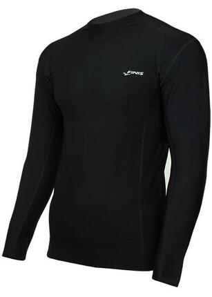 Maillot thermique d'entraînement FINIS manches longues S noir