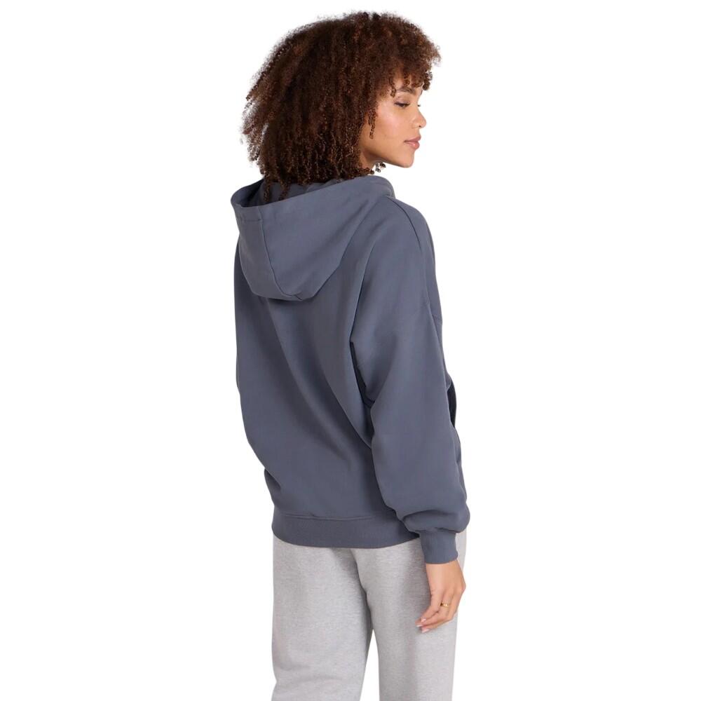 "Idol" Hoodie mit durchgehendem Reißverschluss für Damen Blau 2/4
