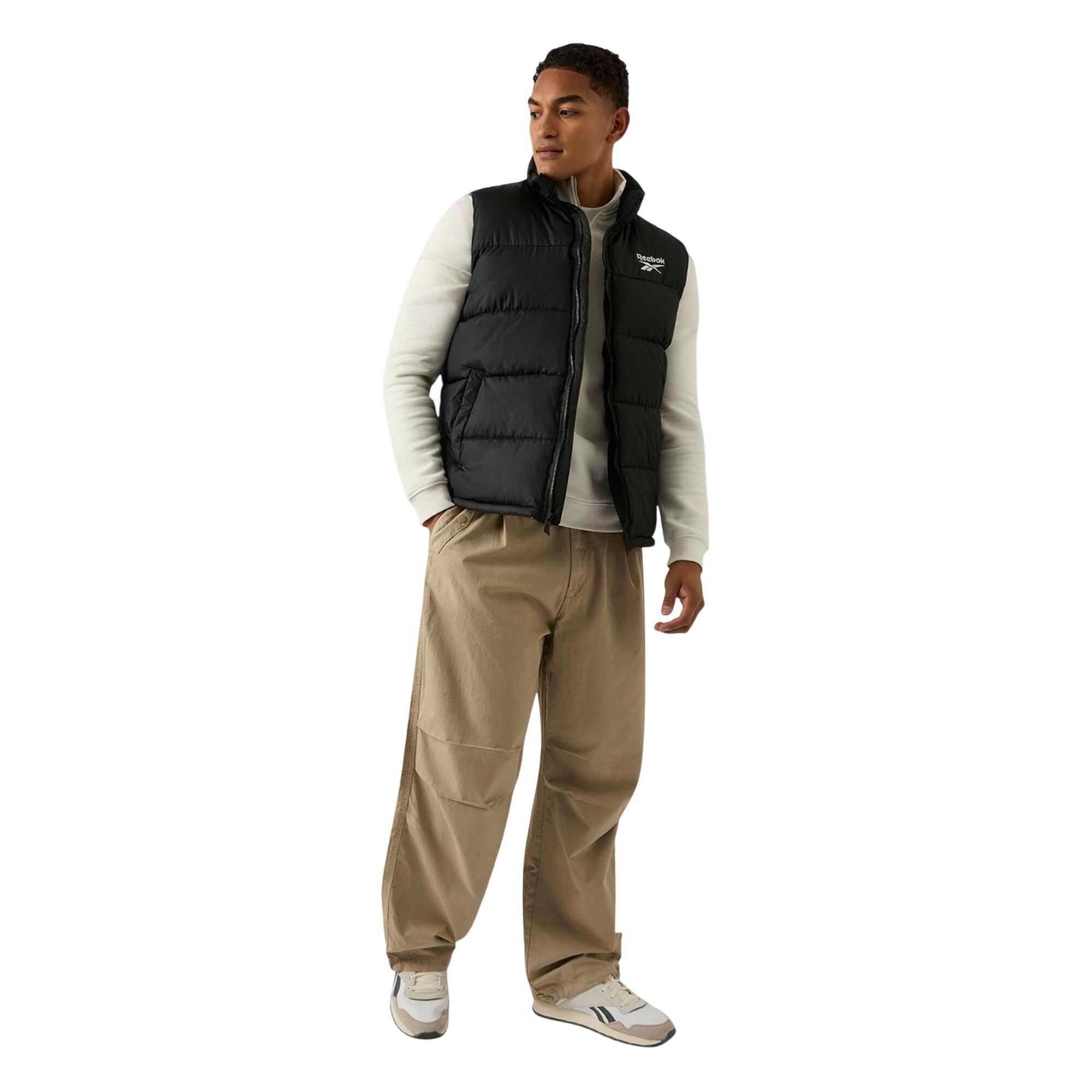 Veste Sans Manches Motif/style Matelassé Homme (Noir) 4/4