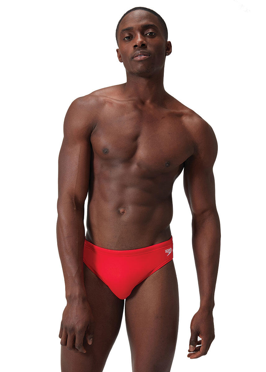 Speedo Éco pour hommes Endurance+ Slip 7 cm - Rouge Fed 2/6