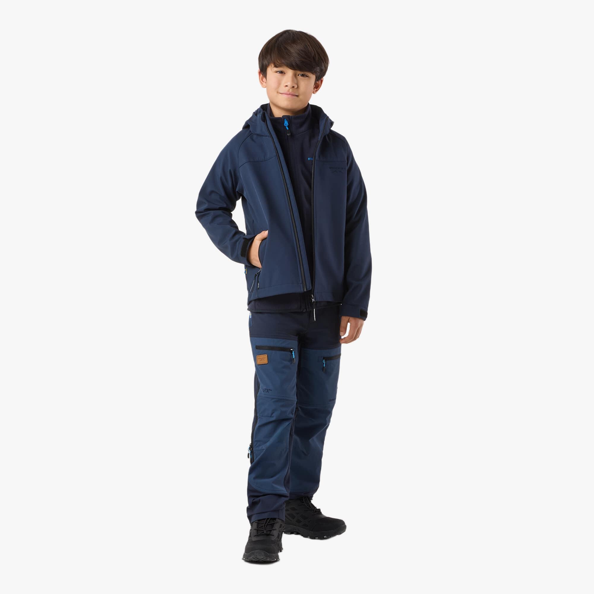 Giacca softshell da escursionismo da bambino Tromsö Softshell Jacket 3/8
