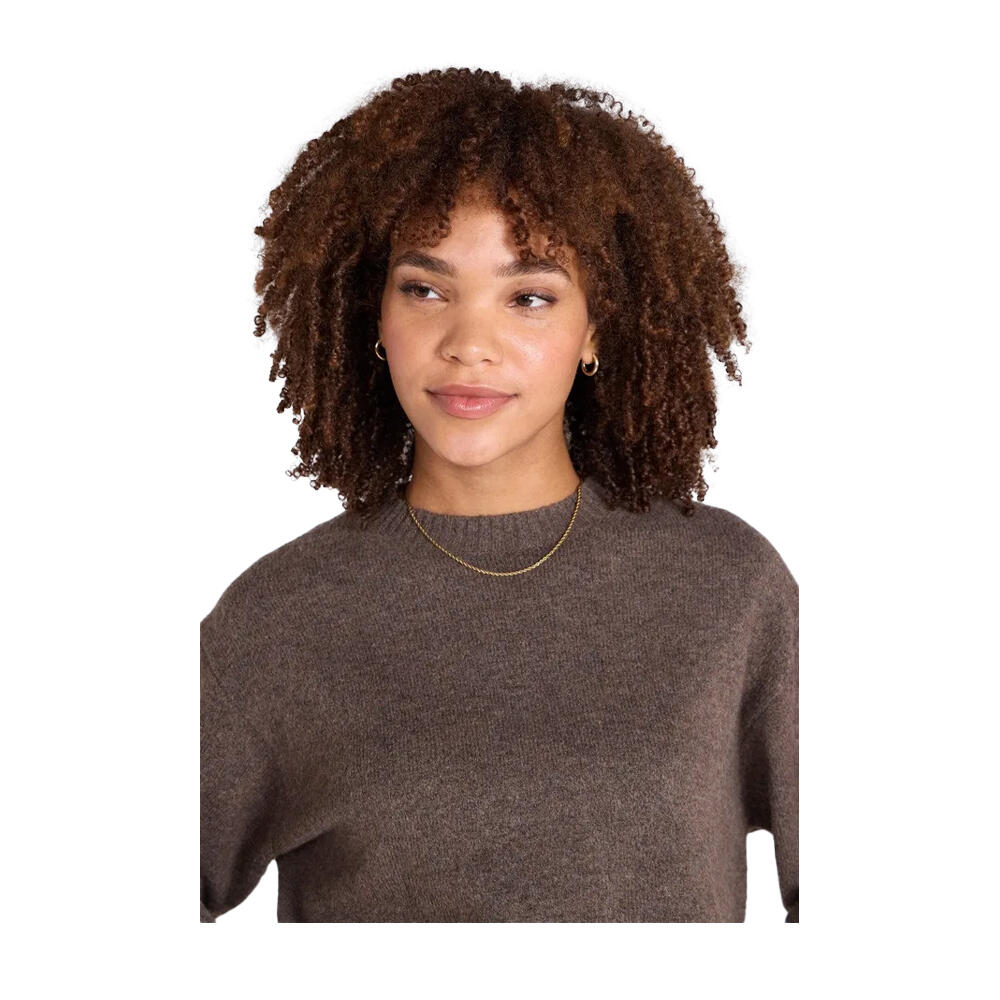 Pullover für , Flauschig Damen Braun 3/4