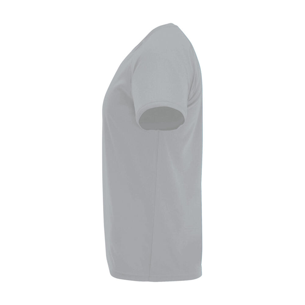 Camiseta Bahrain de Manga Corta Deportivo para Hombre Gris 3/4