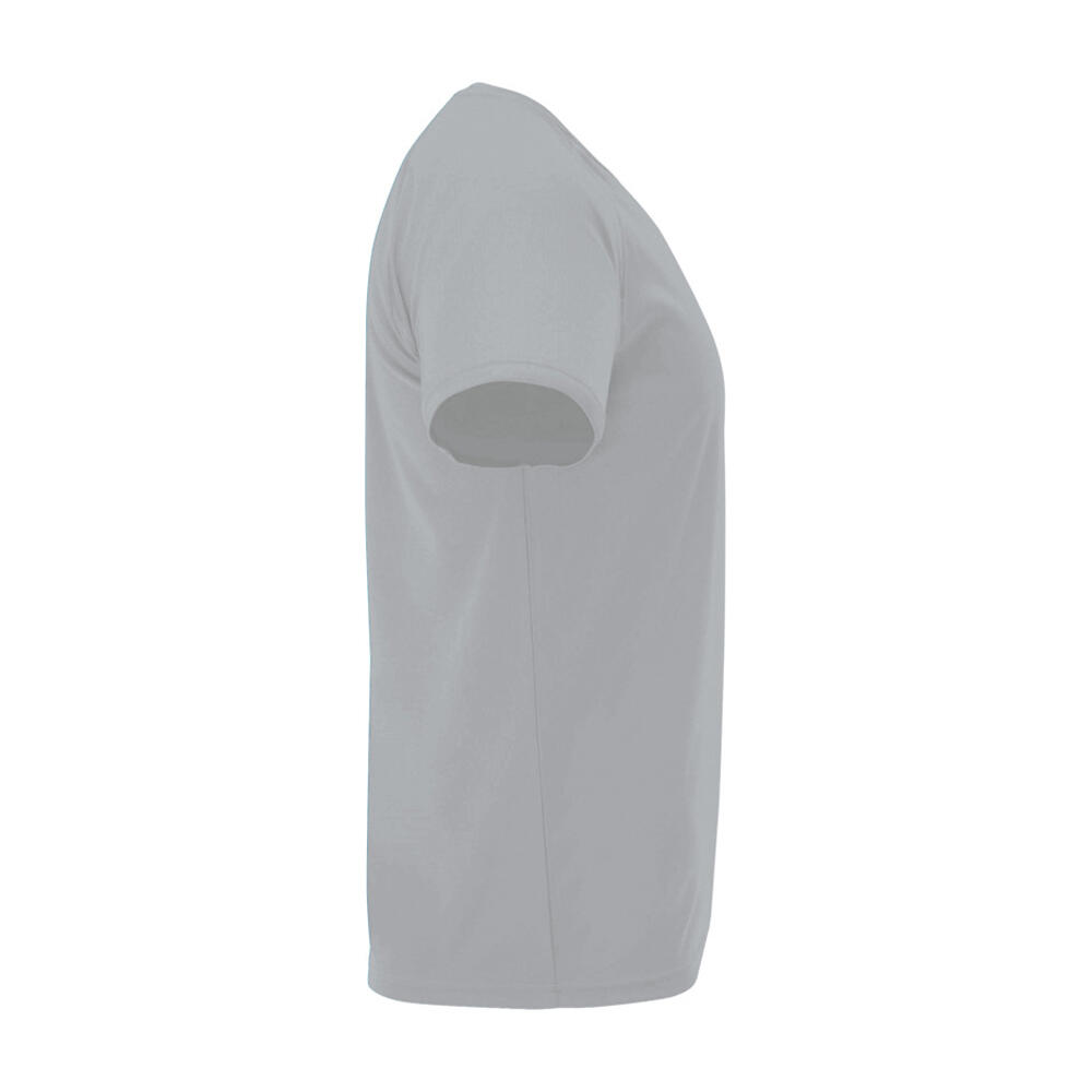 Camiseta Bahrain de Manga Corta Deportivo para Hombre Gris 4/4