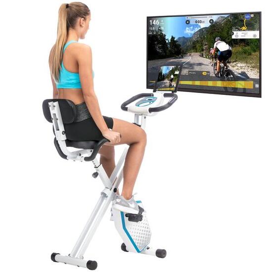 Seconde vie - Vélo appartement Foldaway X-1000 PLUS - pliable - dossier