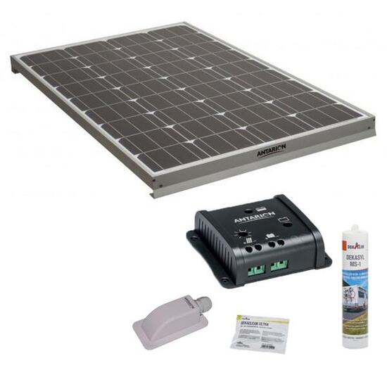 Pack ANTARION Panneau Solaire 120W Camping-car + Régulateur Solaire SC10
