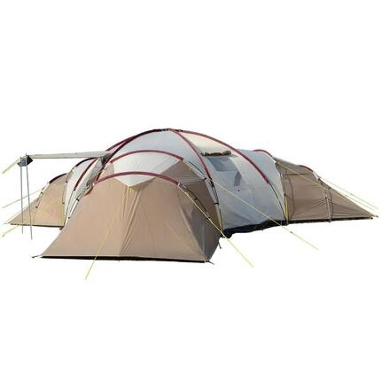 Gebraucht - Kuppelzelt - Turin 12 - 3 Schlafkabinen - 200 cm Stehhöhe