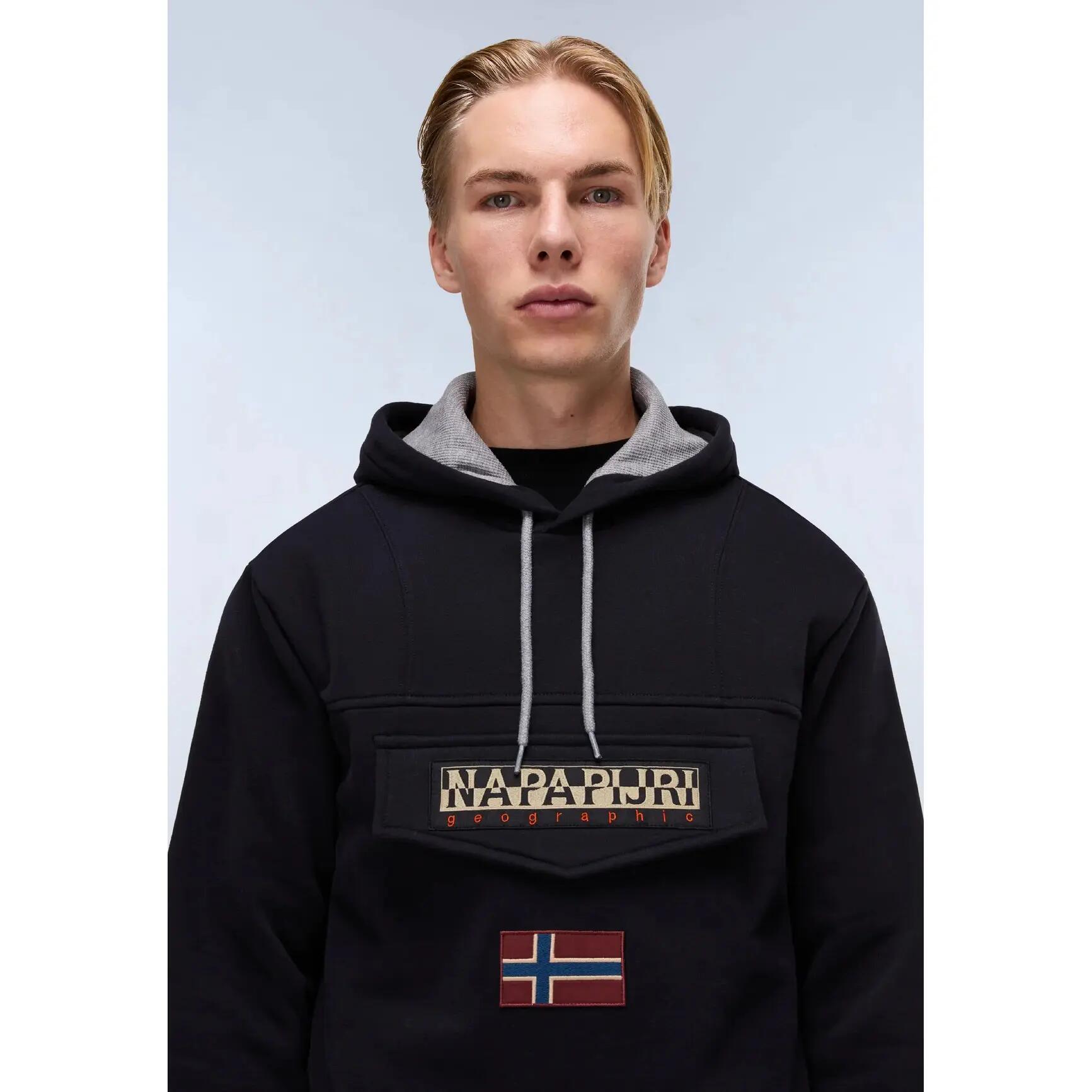Sweatshirt à capuche Napapijri Burgee Wint 4 5/6