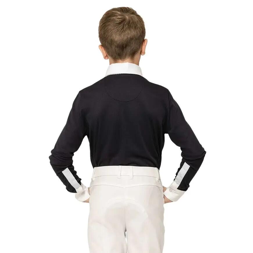 Chemise de concours équitation manches courtes enfant Premier Equine Mini Antoni 2/5