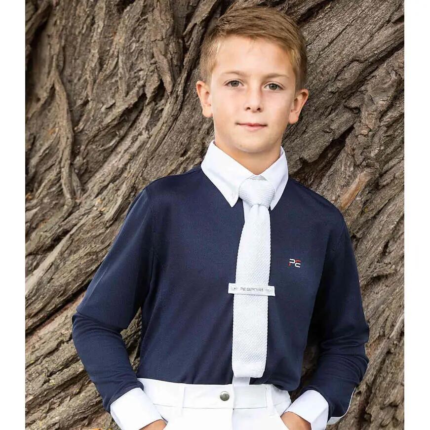 Chemise de concours équitation manches courtes enfant Premier Equine Mini Antoni 5/5