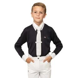 Chemise de concours équitation manches courtes enfant Premier Equine Mini Antoni