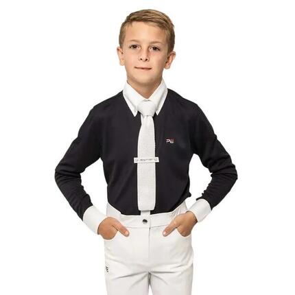 Chemise de concours équitation manches courtes enfant Premier Equine Mini Antoni