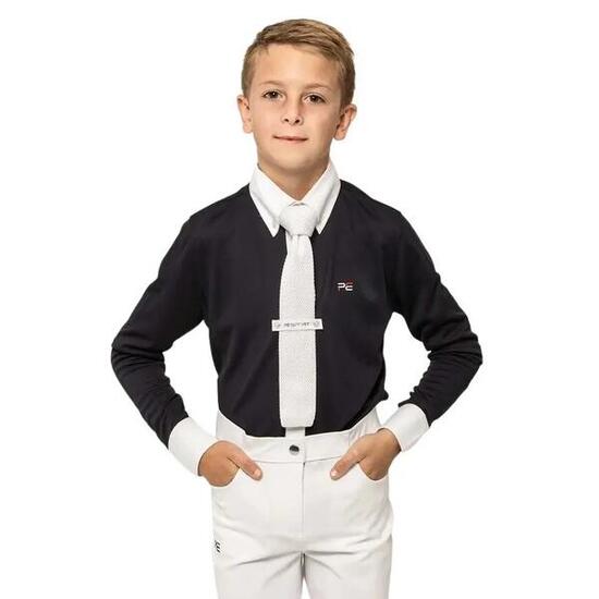 Chemise de concours équitation manches courtes enfant Premier Equine Mini Antoni