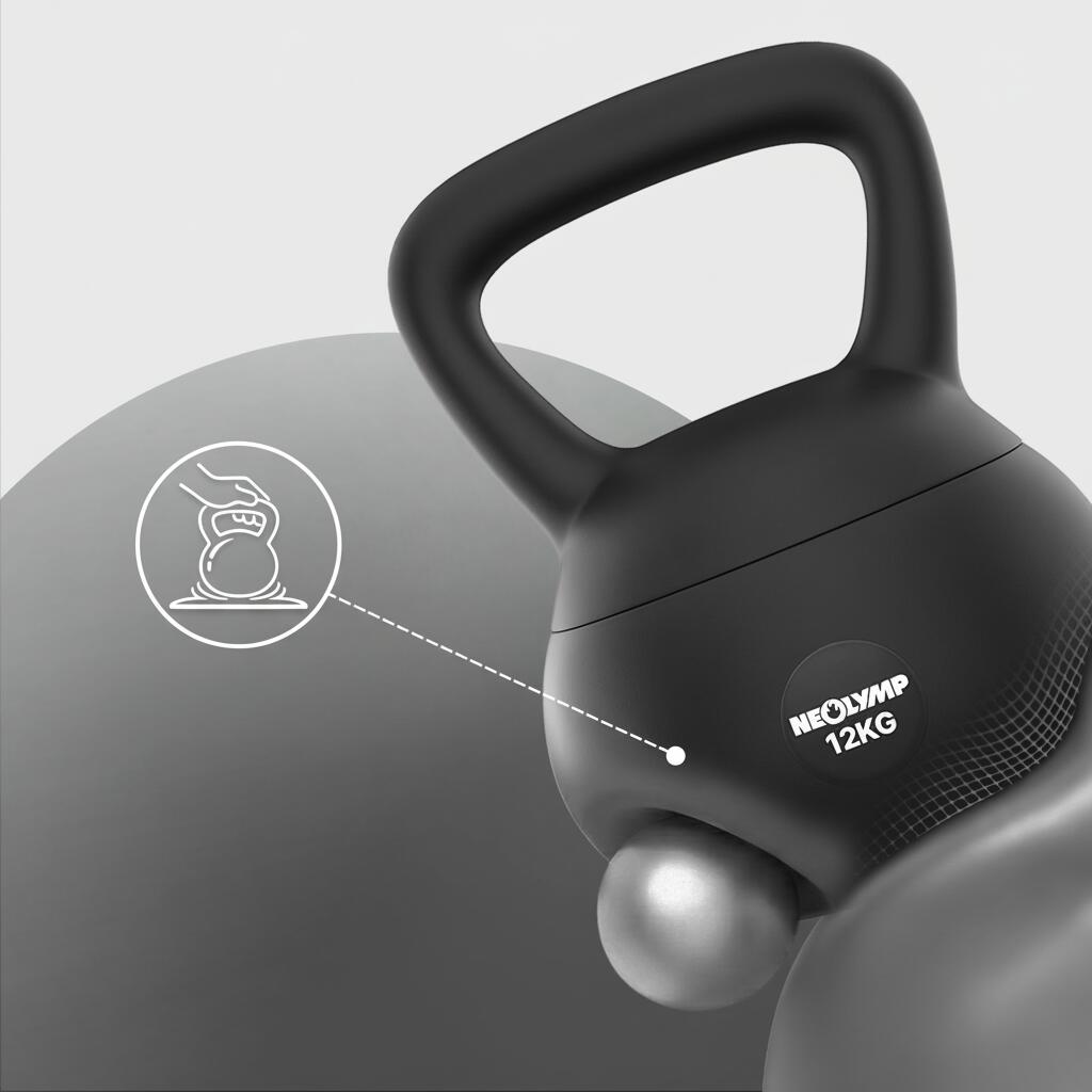 12 kg Soft Kettlebell für Fortgeschrittene – Rutschfester Griff für Training 2/7