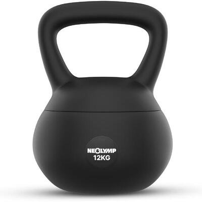 12 kg soft kettlebell voor gevorderden – antislip grip voor training
