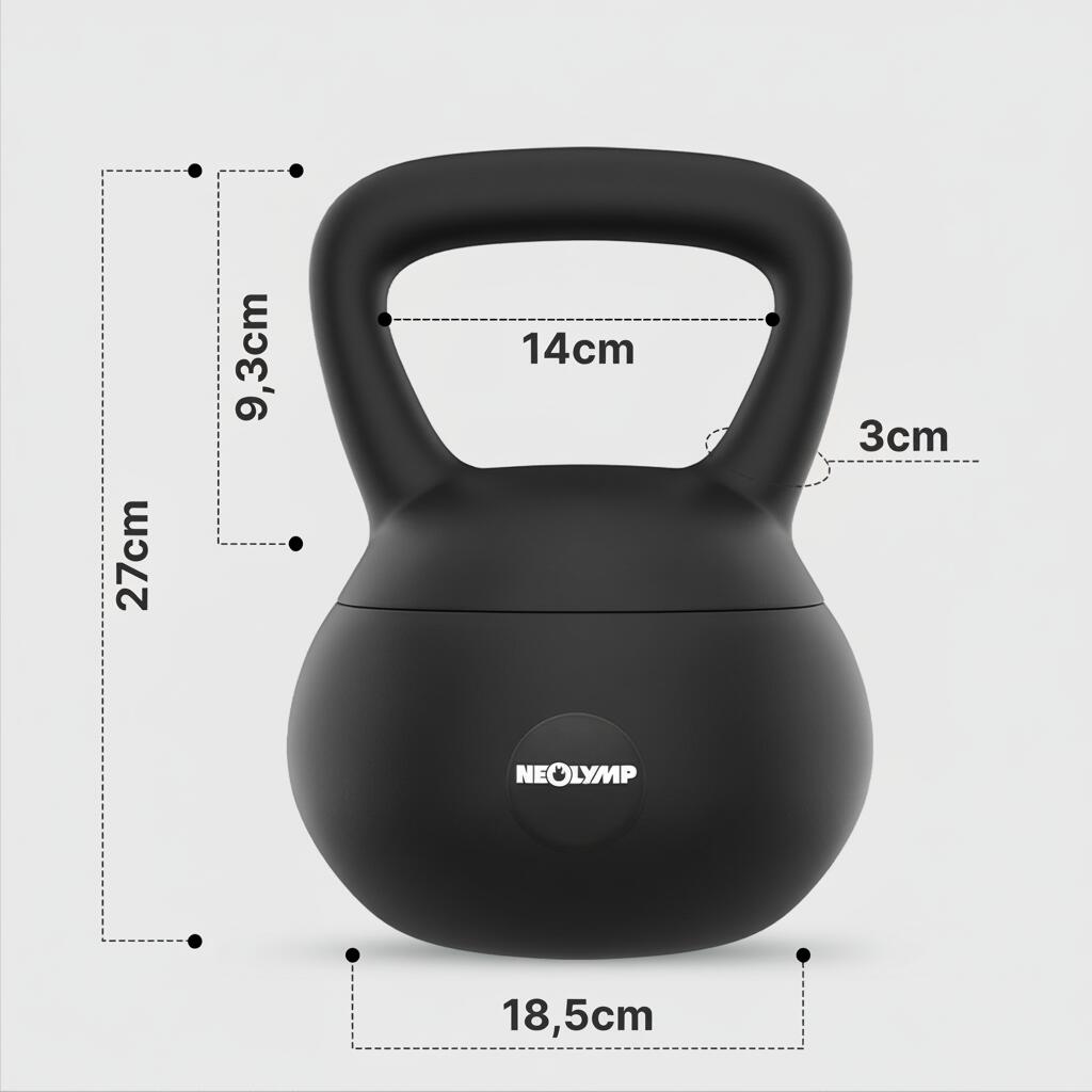 12 kg Soft Kettlebell für Fortgeschrittene – Rutschfester Griff für Training 6/7