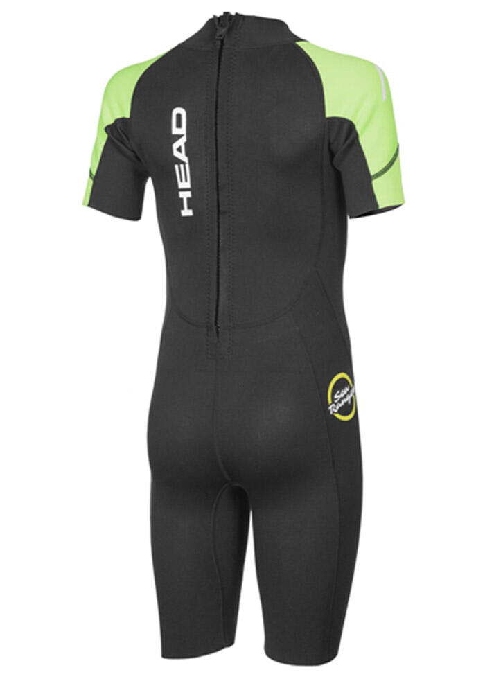 Head Combinaison Junior Sea Ranger - Noir/Vert 3/4