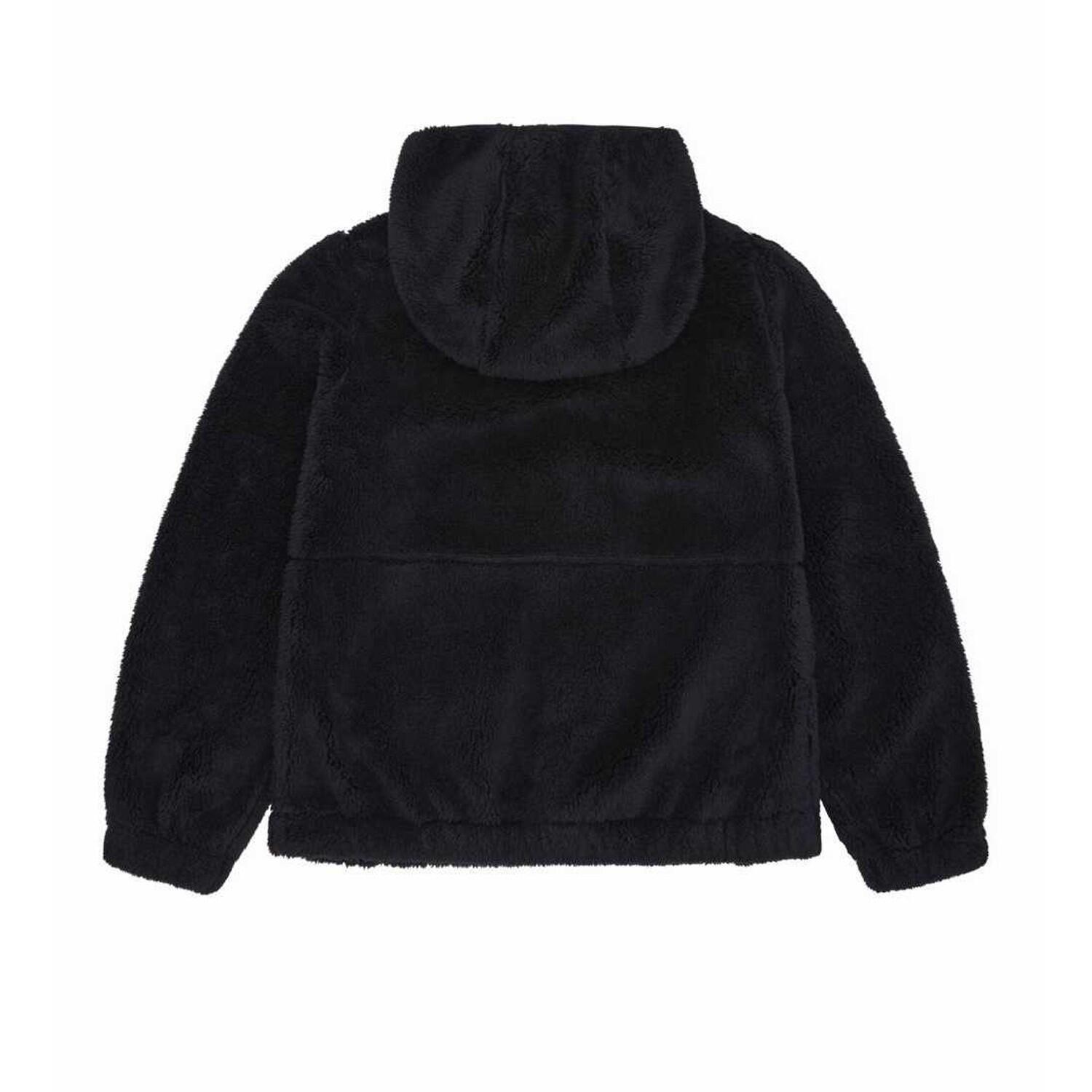 Womens/Ladies Double Monkey Fleece Jacket (Black) 2/4
