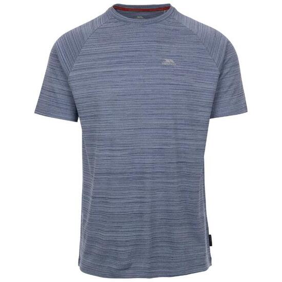 Tshirt Chiné Manches Courtes LEECANA Homme (Bleu Indigo)