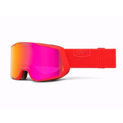 Skibril snow goggle snowcraft xl hiper hiboo - mirror dark red lens