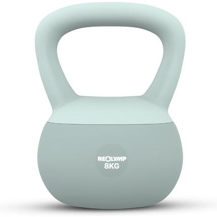Kettlebell Soft 8 kg pour HIIT & Corps entier – Ergonomique et doux pour le sol