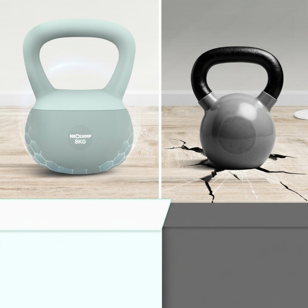 Kettlebell Soft 8 kg per HIIT & Corpo intero – Ergonomica e adatta al pavimento 7/7