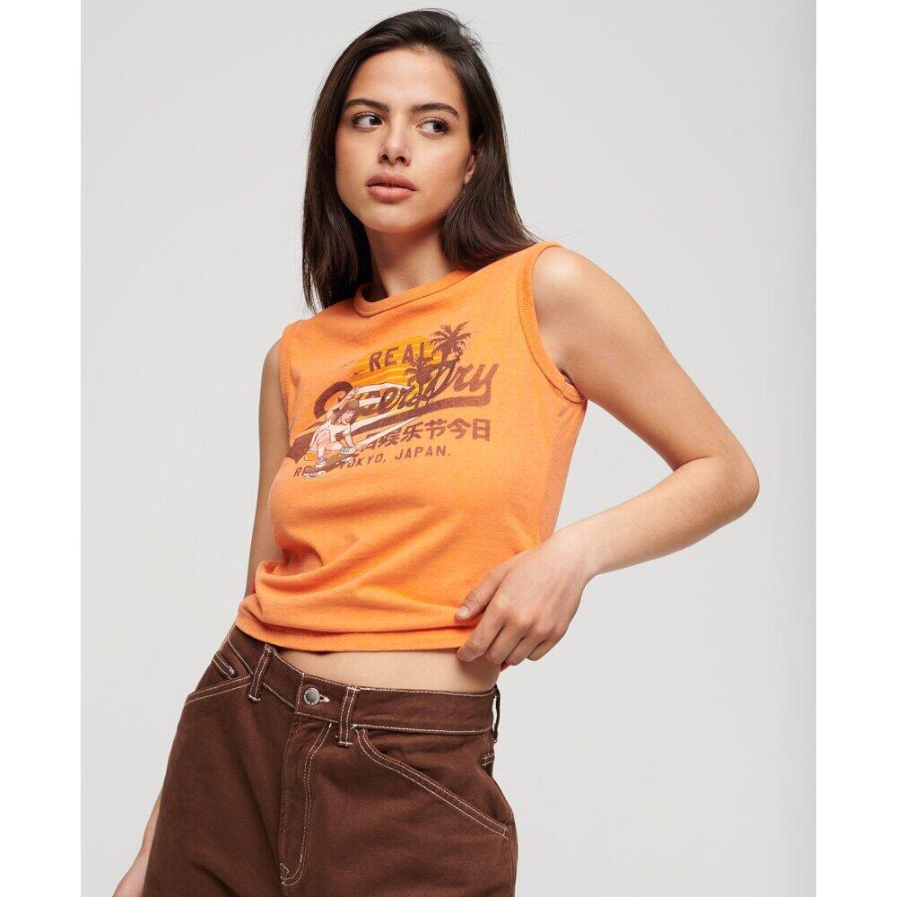 Damestanktop Superdry LA Vintage Logo 3/6
