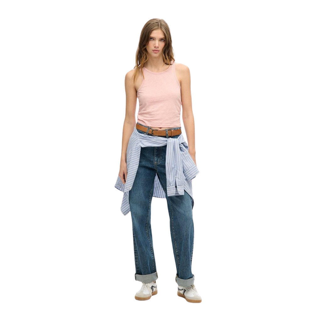 Vrouwelijke gerimpelde tanktop Superdry 2/6