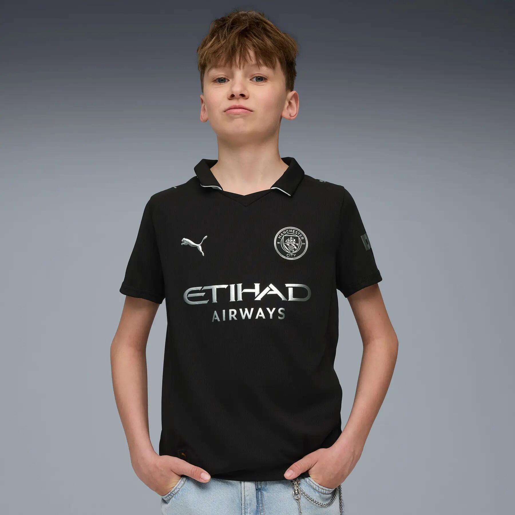 Kinder-Auswärtstrikot Manchester City 2025/26 2/6