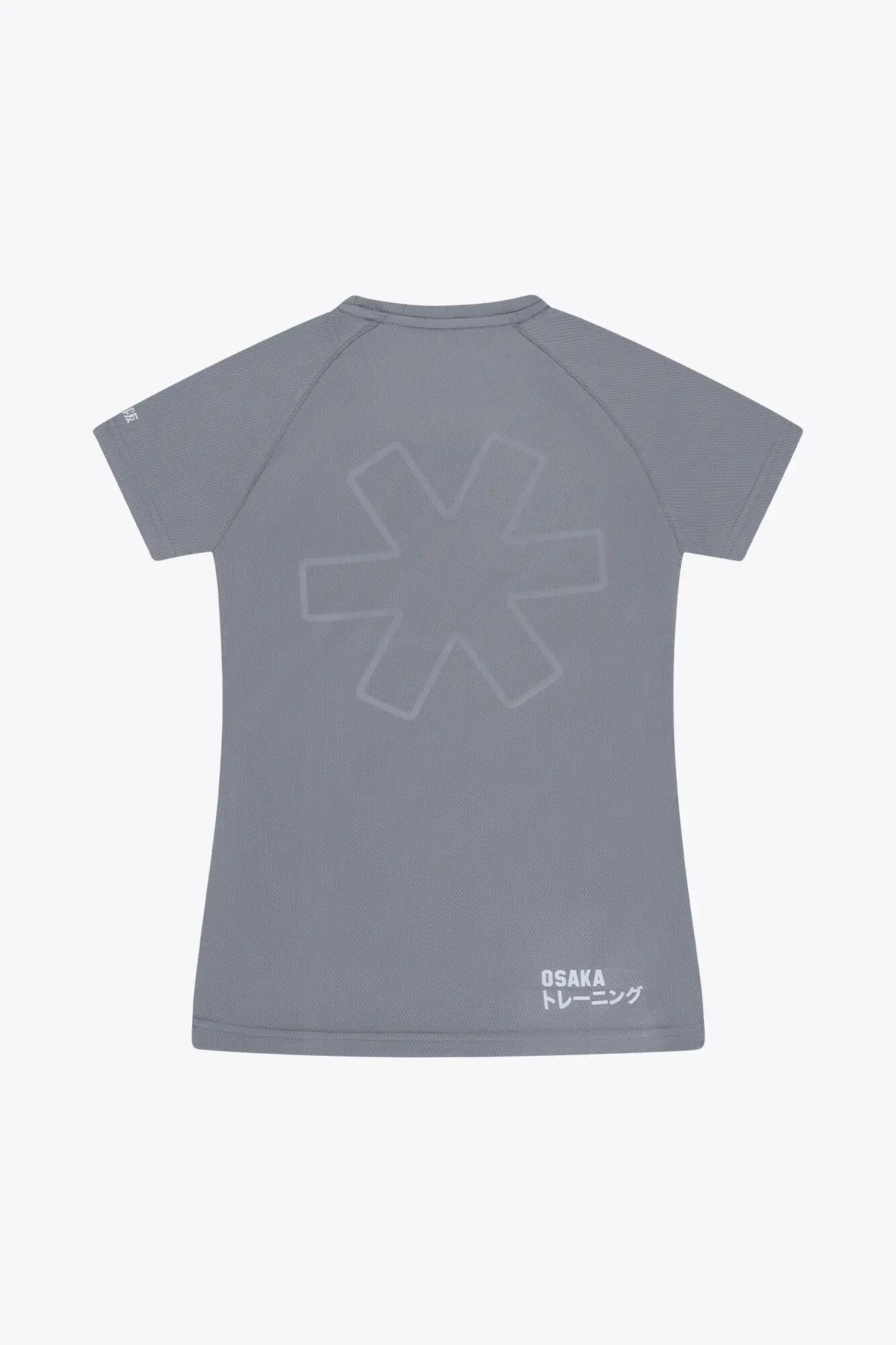 Osaka Femmes Training Hockeyshirt Lichtgrijs 3/4