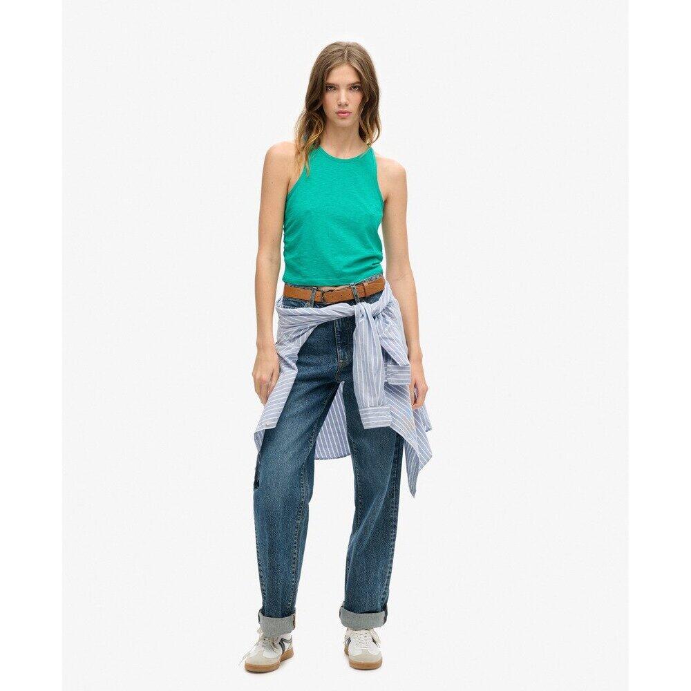 Débardeur Vert Femme Superdry Superdry Ruched 3/7
