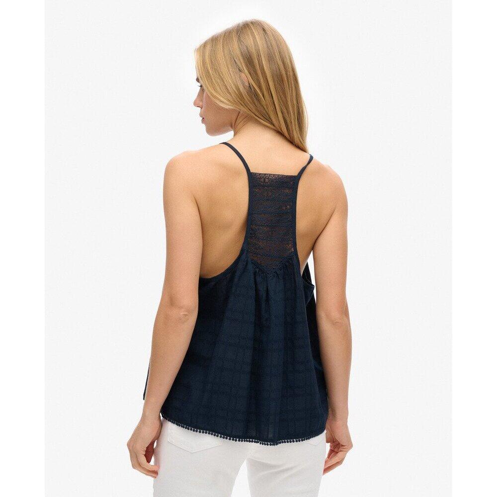 T-shirt de renda para mulher Superdry Beach 4/7