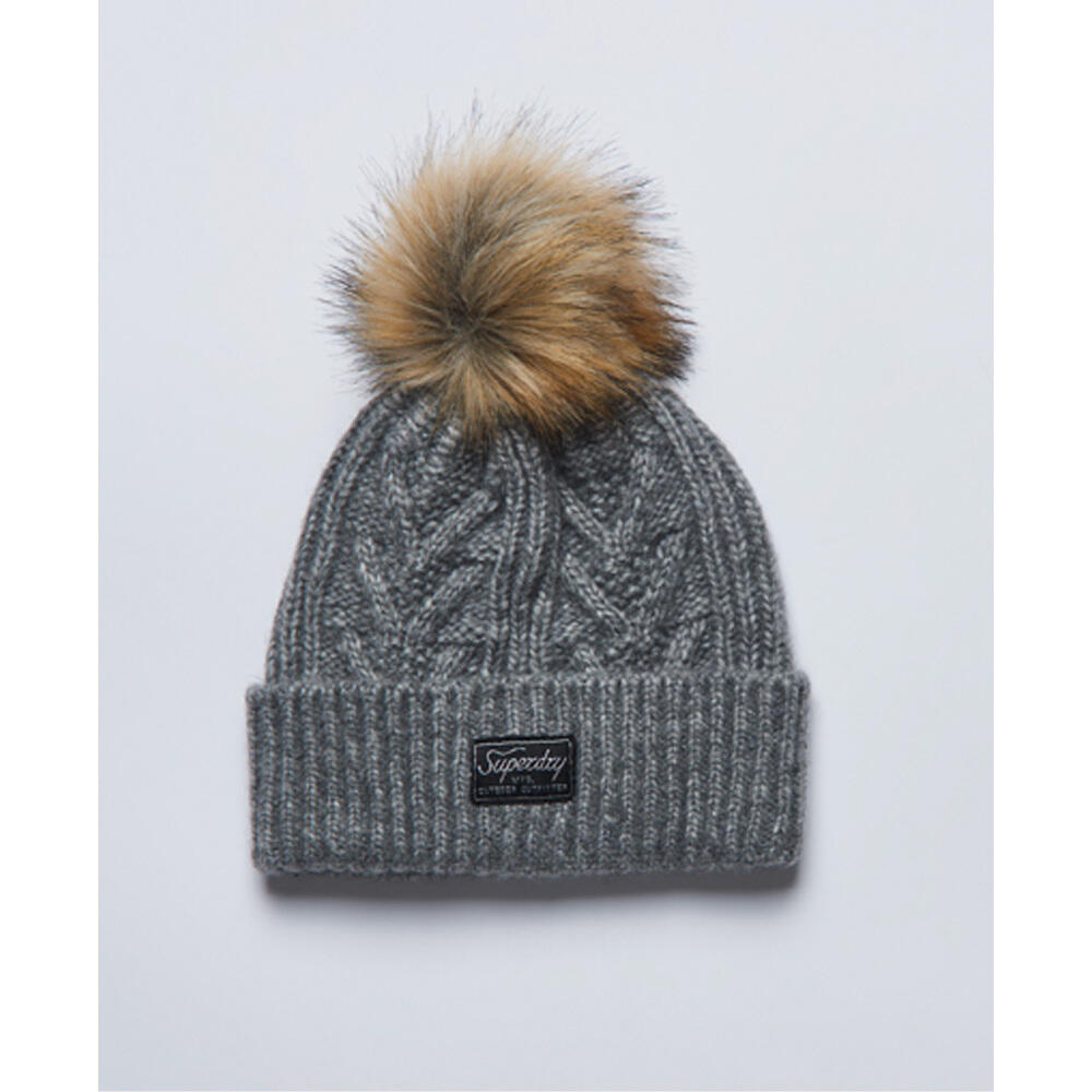Gorro mulher em malha com torcidos Superdry Lux 2/3