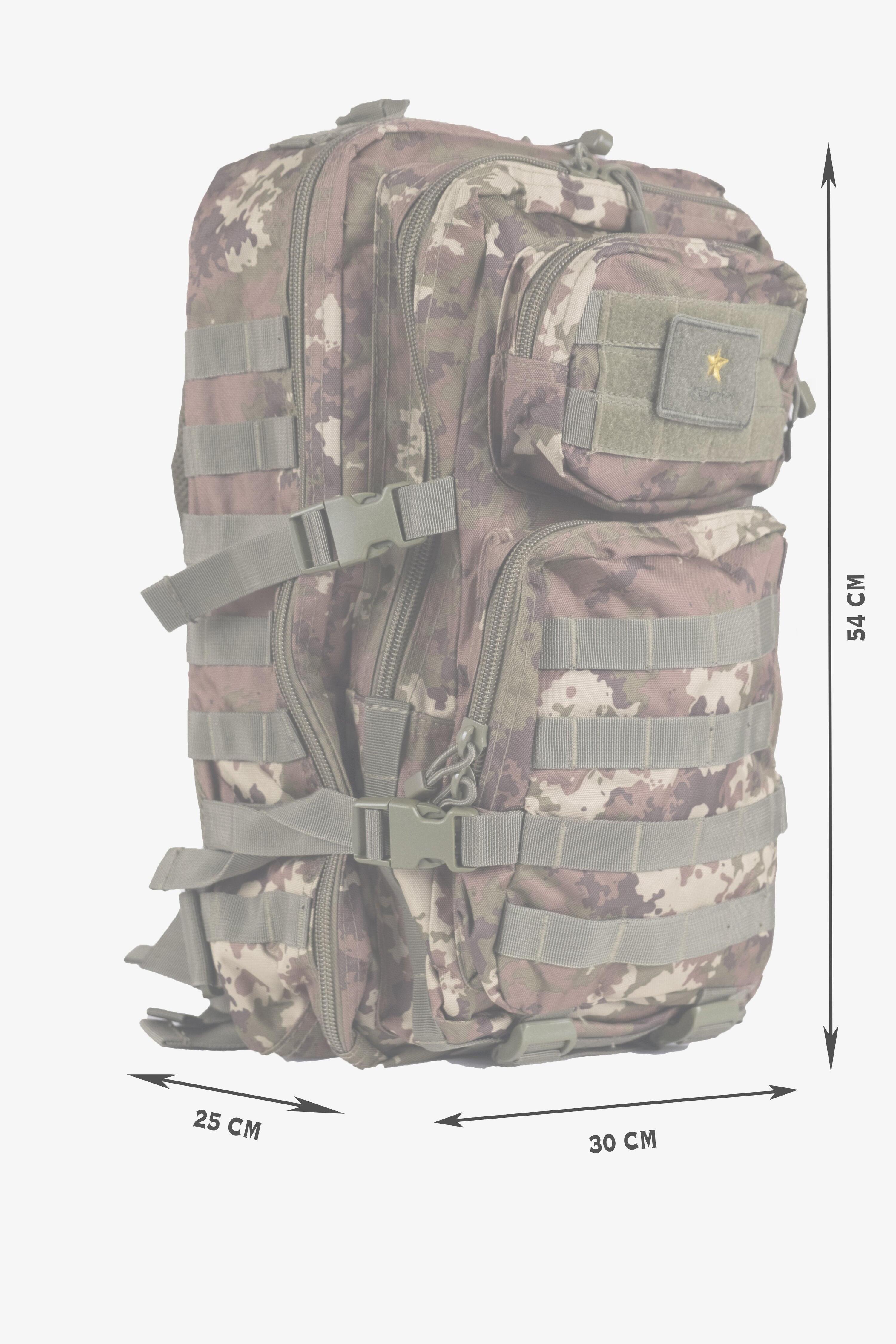 Zaino Esercito AAG321 da trekking camouflage vegetato 36 litri 4/6