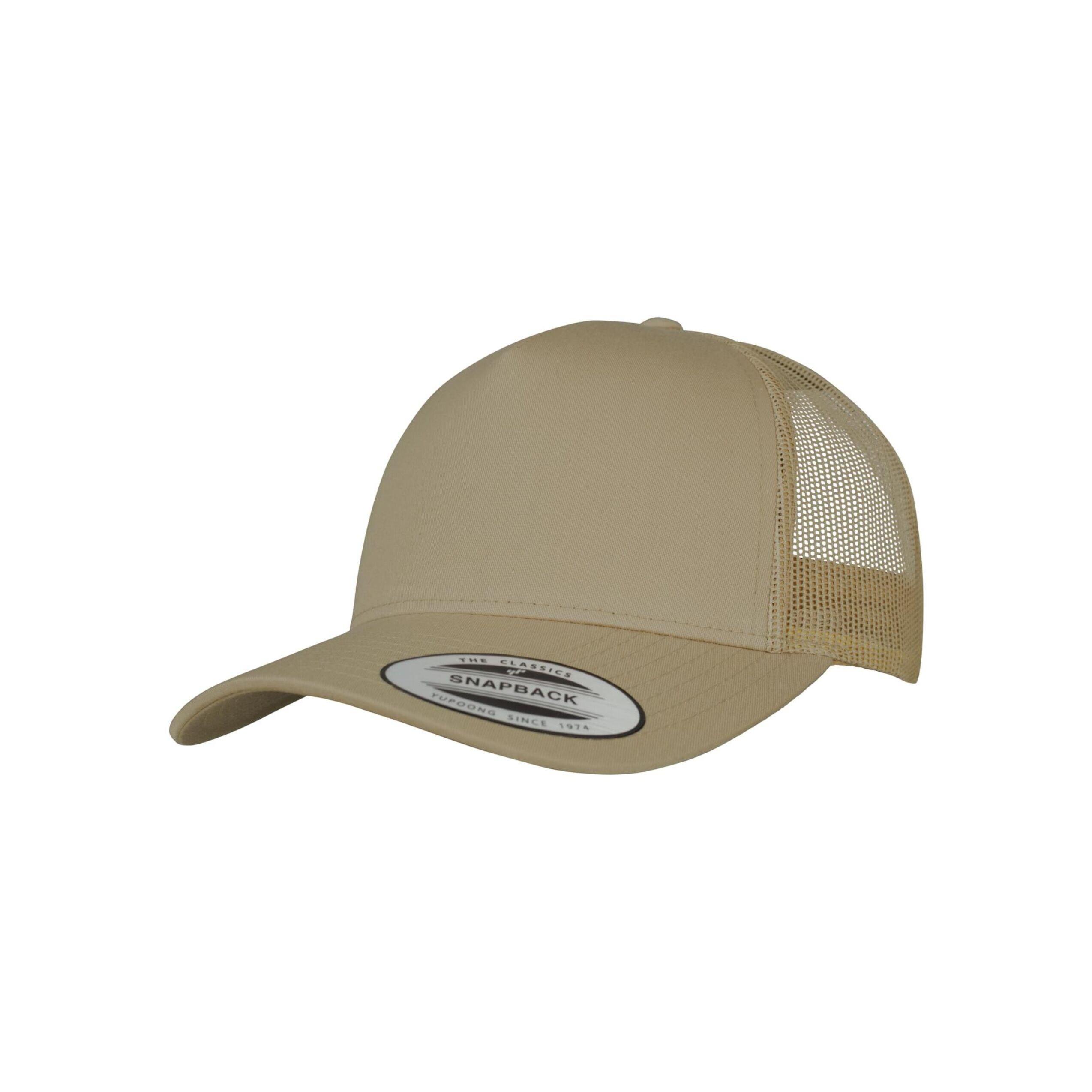 Trucker Cap für HerrenDamen Unisex, 5 Segmente Damen und Herren Khaki-Braun 4/6